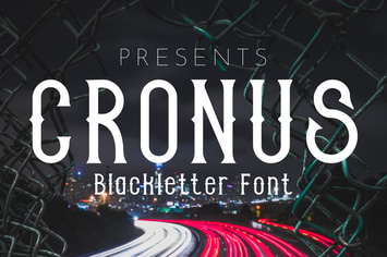 CRONUS - Blackletter font