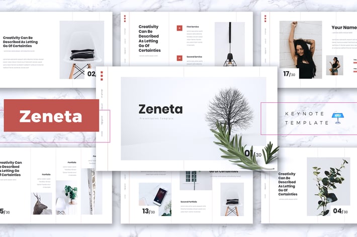 ZENETA - Creative Keynote Template
