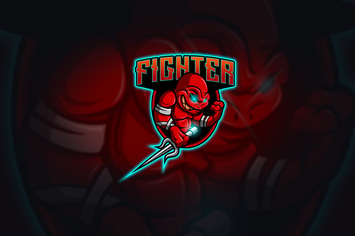 Fighter - Mascot & Esport Logo