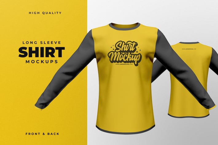 Long Sleeve Shirt Mockup