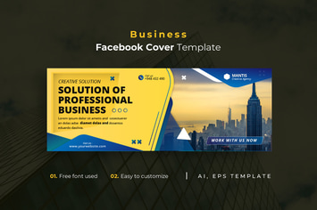 Business r14 Facebook Cover Template