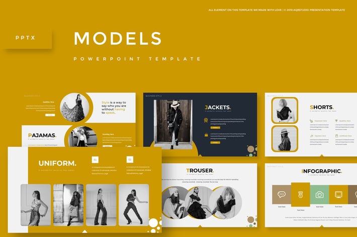 Models - Powerpoint Template