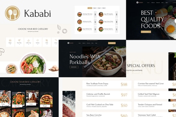 Restaurant WordPress Theme - Kababi