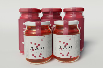 Jam Jar Mockup