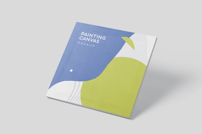 Square Painting Canvas Mockups