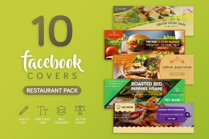 Restaurant Facebook Cover