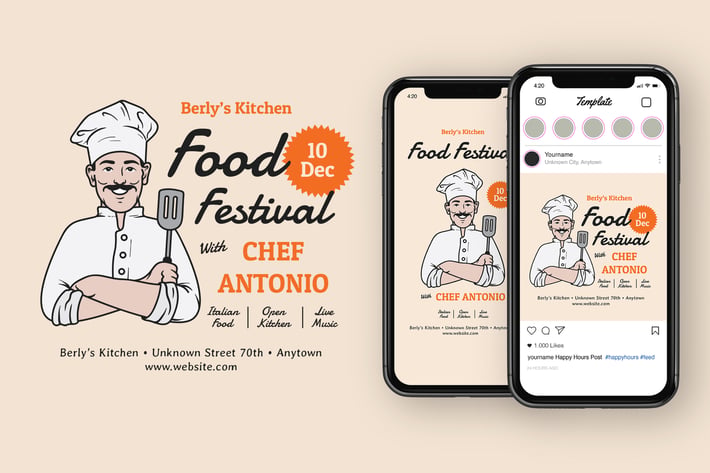 Food Festival Instagram Post