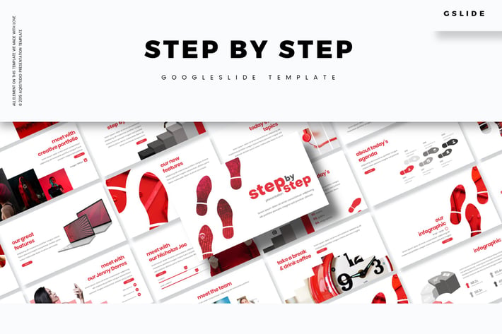 step by - google slide Template