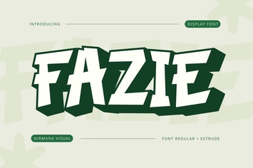 Fazie Retro - Retro Logo Font