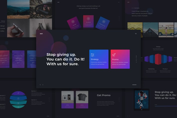 Motion - Gradient & Creative Template (KEY)