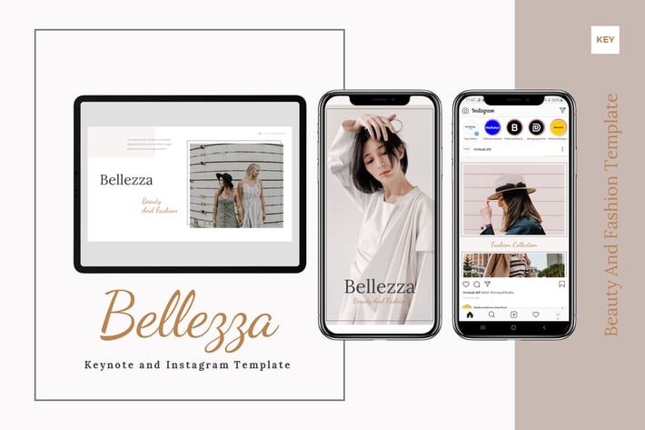 Belezza - Keynote & Instagram Template