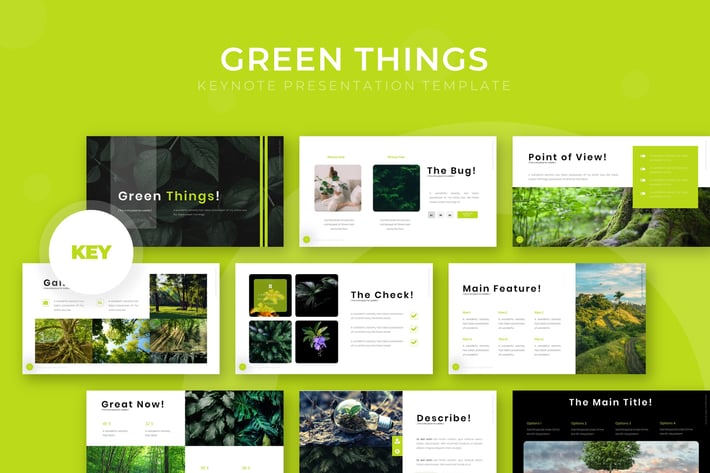 Green Things - Keynote Template