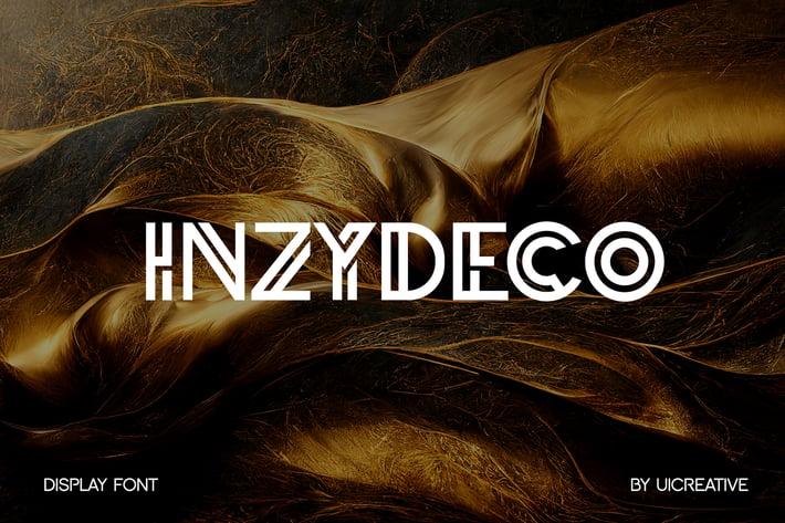 INZYDECO Decorative Display Font