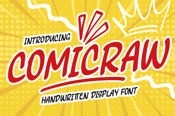 Comicraw Handwritten Display Font