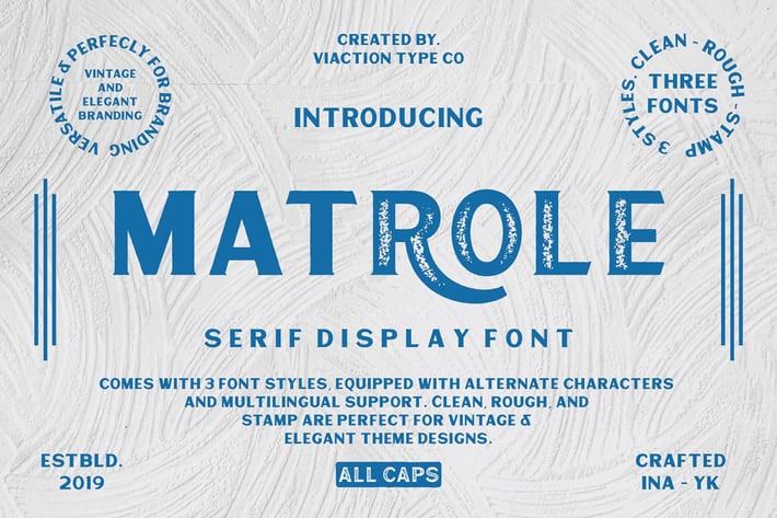 Matrole - Vintage Font