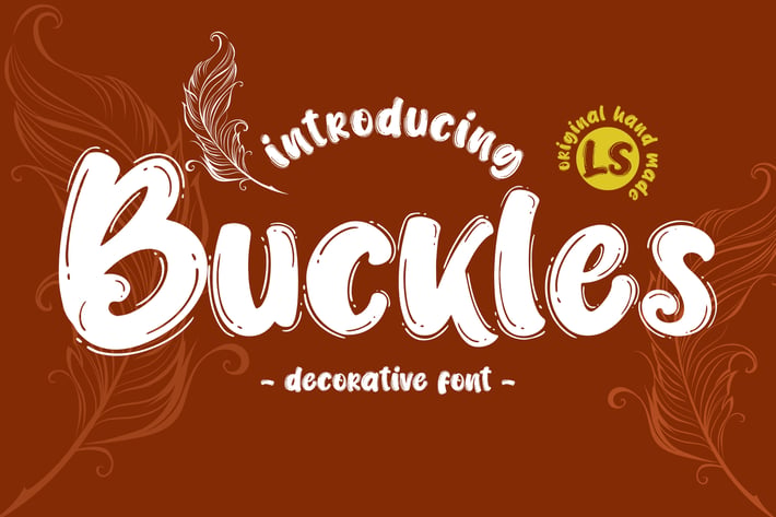 Buckles | playful font