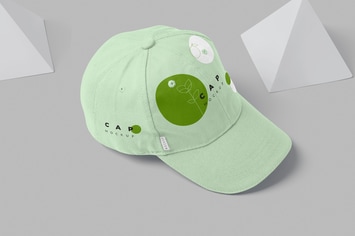5 Baseball Cap Mockups - V3