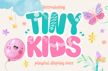 Tiny Kids - Playful Display Font