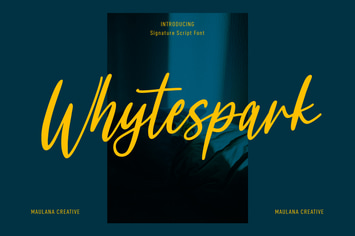 Whytespark Signature Script Font