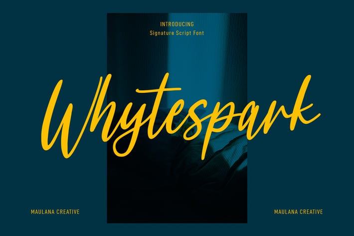 Whytespark Signature Script Font