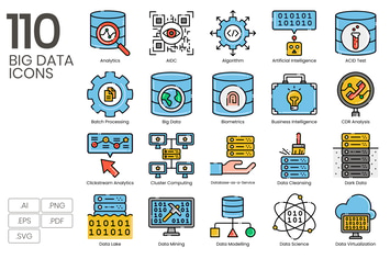 Big Data Icons