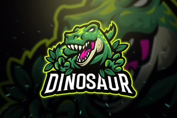 Dinosaur Trex Sport and Esport Logo