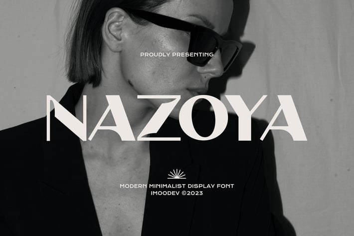 Nazoya - Modern Minimalist Display Font