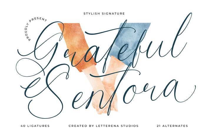 Grateful Sentora Stylish Signature