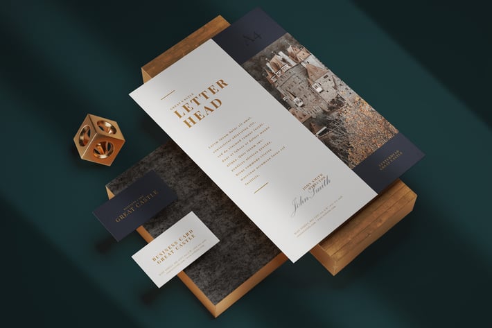 Luxury Stationery Mock-Up Template