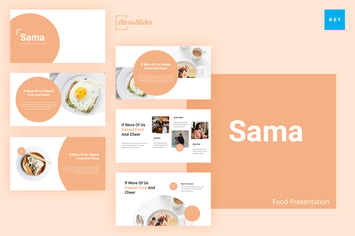 Sama - Food Keynote Presentation Template