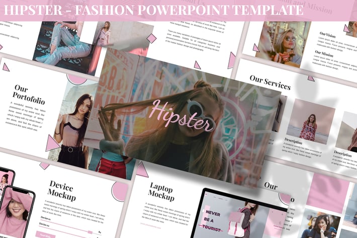 Hipster - Fashion Powerpoint Template