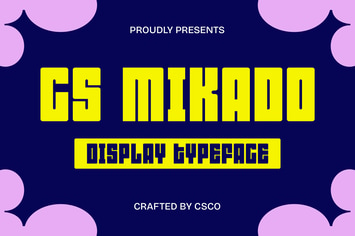 Mikado – Condensed Font