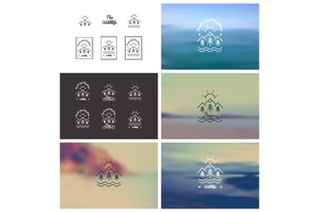 Trendy Retro Vintage Insignias Bundle