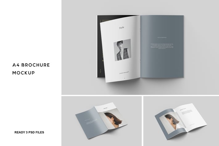 A4 Brochure Mockup