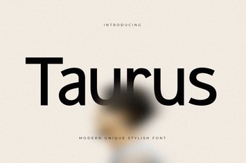 Taurus - Modern Unique Stylish Font