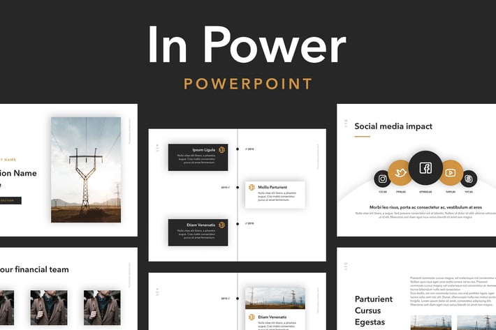 In Power PowerPoint Template