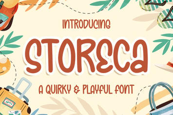 Storeca a Quirky & Playful Font