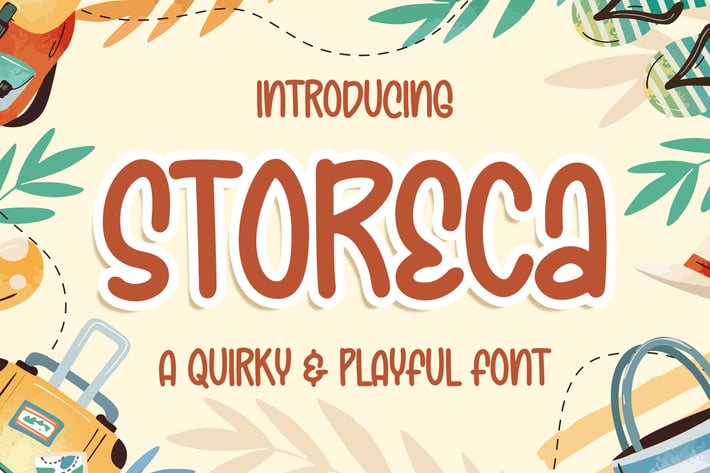 Storeca a Quirky & Playful Font