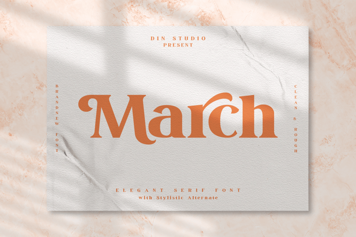 March - Modern Serif Font 