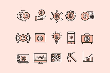 15 Bitcoin Icons