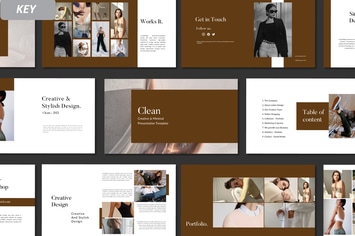 Clean Creative & Minimal Keynote