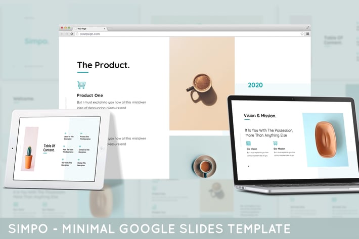 Simpo - Minimal Google Slides Template
