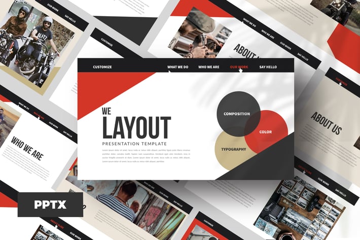 Minimal Layout Powerpoint 