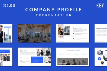 Company Profile Presentation Template - (KEY)