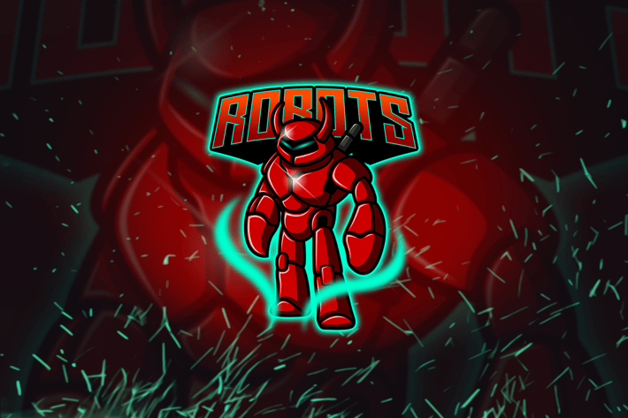 Robot - Esport & Mascot Logo Template