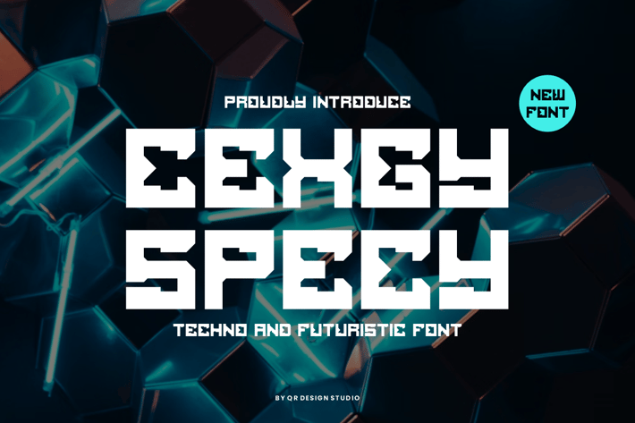 Cexgy Specy - Tech & Digital Font