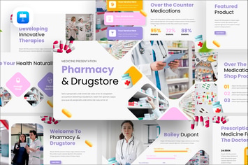 Pharmacy & Drugstore Keynote Presentation Template