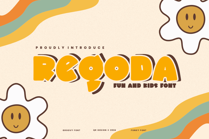 Regoda - Groovy Font