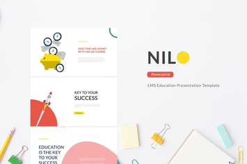 Nilo - LMS Education Powerpoint Template