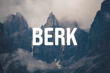 BERK - Unique Display / Headline Typeface